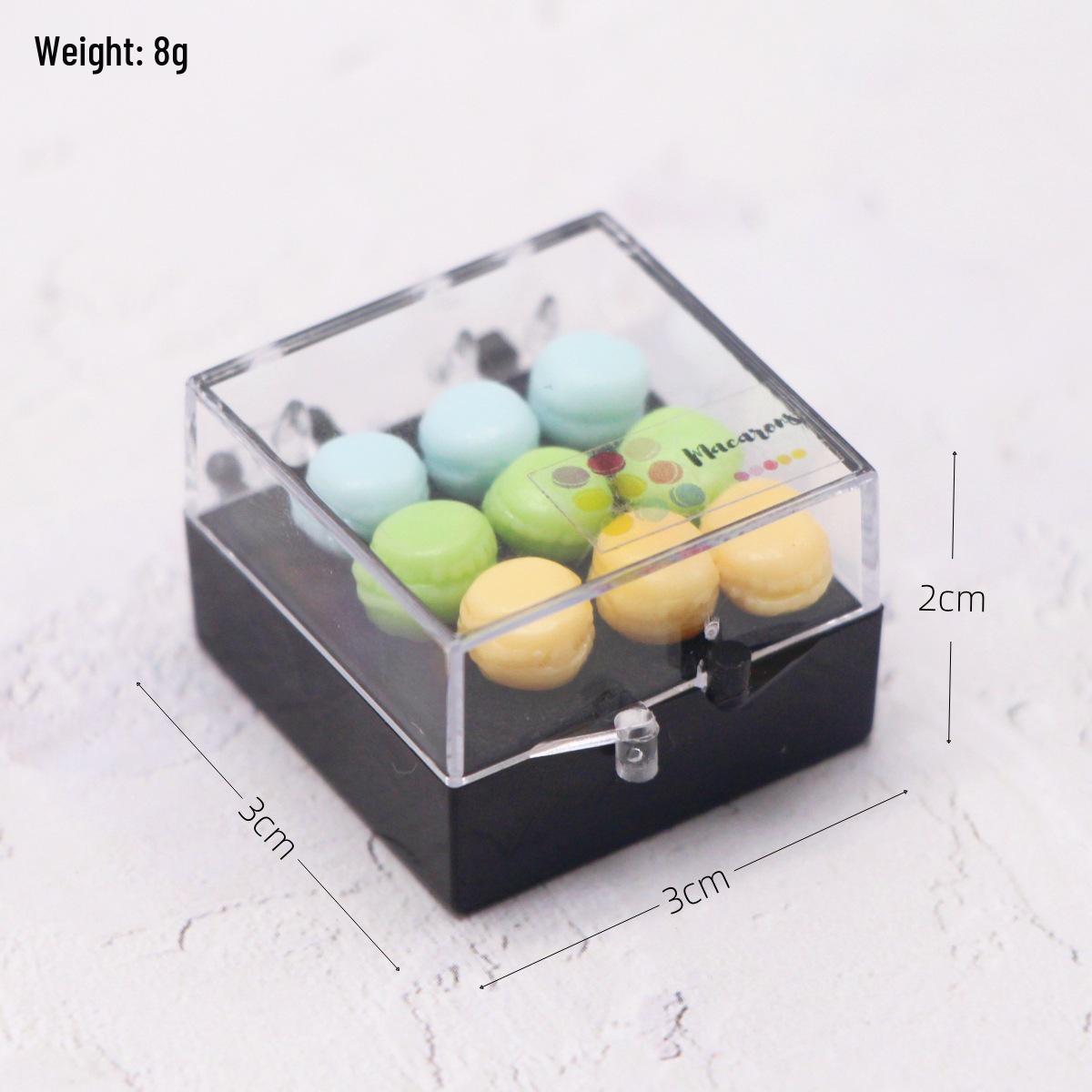 Miniature Macaron BJD Dollhouse Food Prop Model как