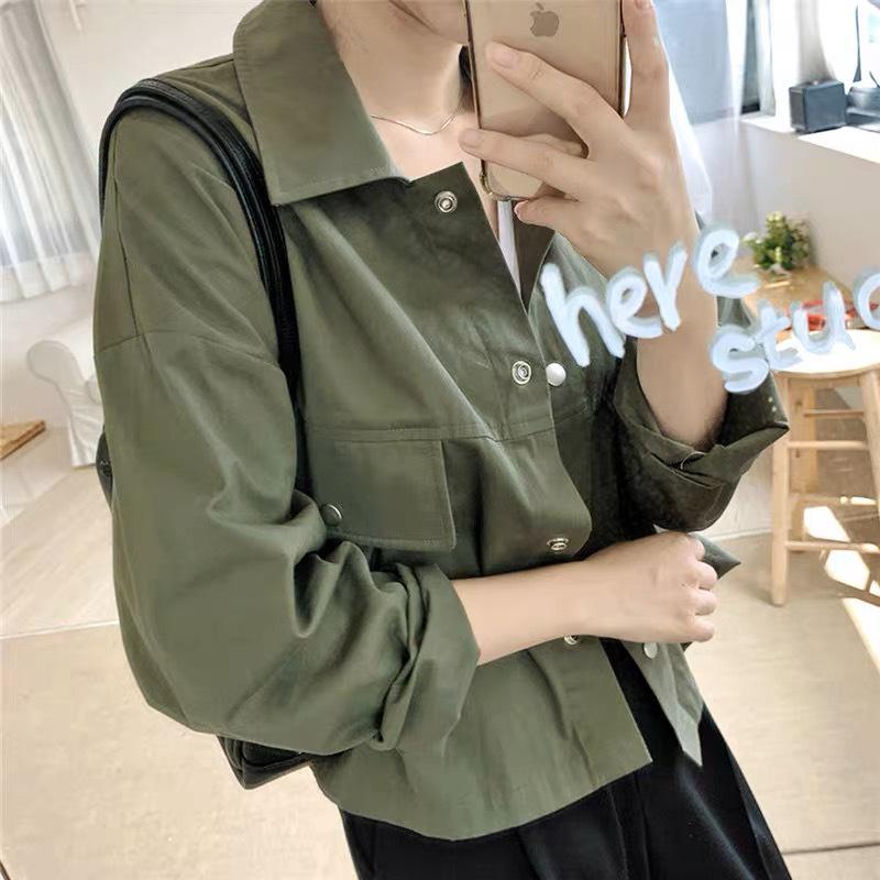 Trendy Women's Autumn Harajuku Retro Casual Workwear Jacket