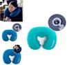 Inflatable U Shaped Travel Pillow With Ice Silk Cover For Adults Comfort And Support