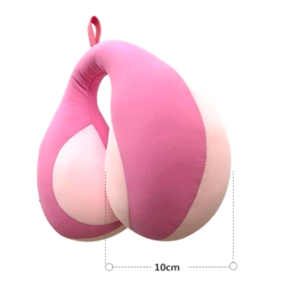 Travel Children Air Cushion Safety Seat Pillow Neck Pillow Contrast Color Splicing U-shaped Pillows