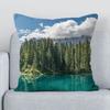 Cushion Cover x Forests and Lakes Fall Decoration Decorative Pillowcase for Pillow Lounge Chairs Duplex Printing Short Plush