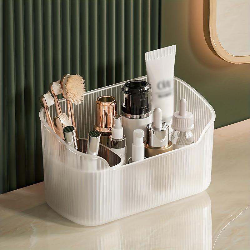 Multi-Functional Cosmetic Storage Box, Desktop Organizer Shelves with Makeup Container, Pencil Holder for Office, School, Bathro