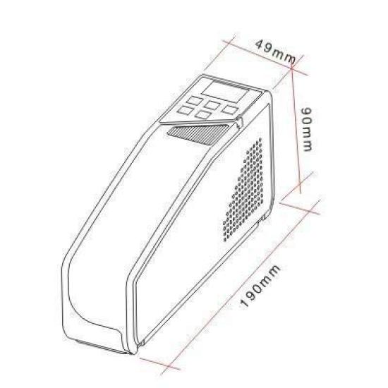 Handy Bill Small Bill Counting Portable with Badge Counter, Machine, Type,