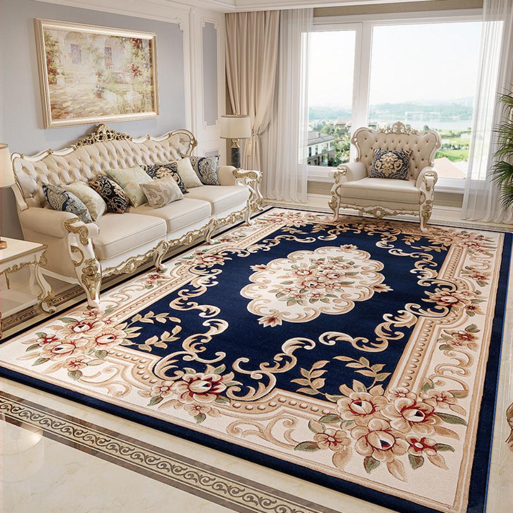 Regal Red Persian Style Carpet Luxury Living Room Decor Elegant Sofa Rug Bedroom Bedside Rug Lounge Floor Mat Kitchen Mat Gifts