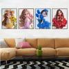 New Diamond Painting Cartoon Girl Puzzle Diy Point Diamond Sticker, Frameless Decorative Hanging Painting In The Living Room And Study