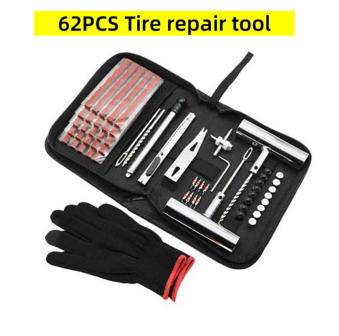 Universal Car Tire Quick Repair Kit - Emergency Outdoor Tool Set