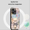 Coque de téléphone motif anime classique fille mignonne Re zero Pour iPhone 17 16 15 14 13 12 Plus Pro Max Haut de gamme Luxe Magsafe Peau de mouton