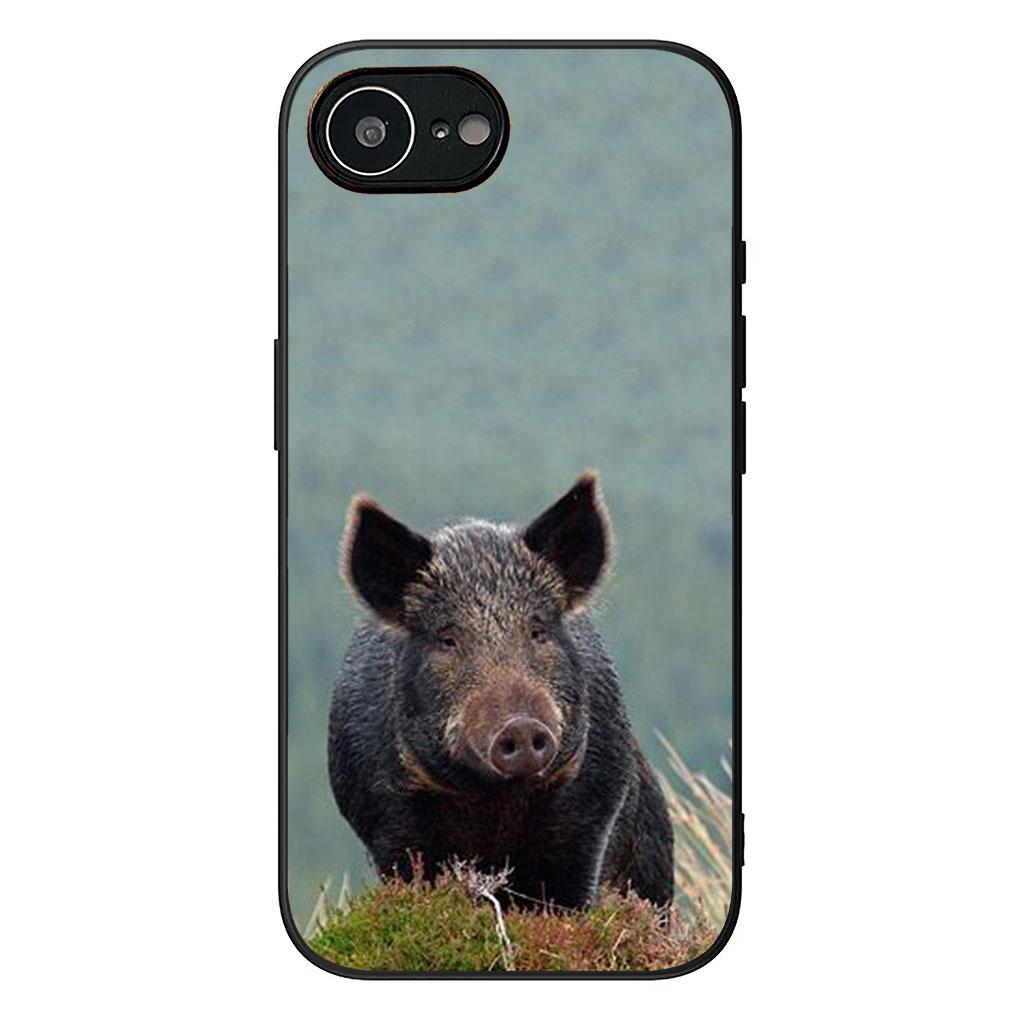 Soft Cover for Samsung Galaxy S25 S24 S23 FE Plus Ultra S7 Edge A16 A15 5G s25+ Coque Phone Case Wild Boar Pig
