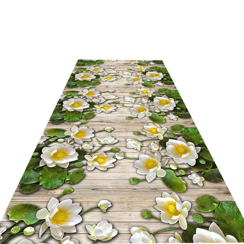 Moderner Minimalistischer 3D Hotel Flur Teppich Flur Eingangsteppich Zuhause Flur Bodenmatte