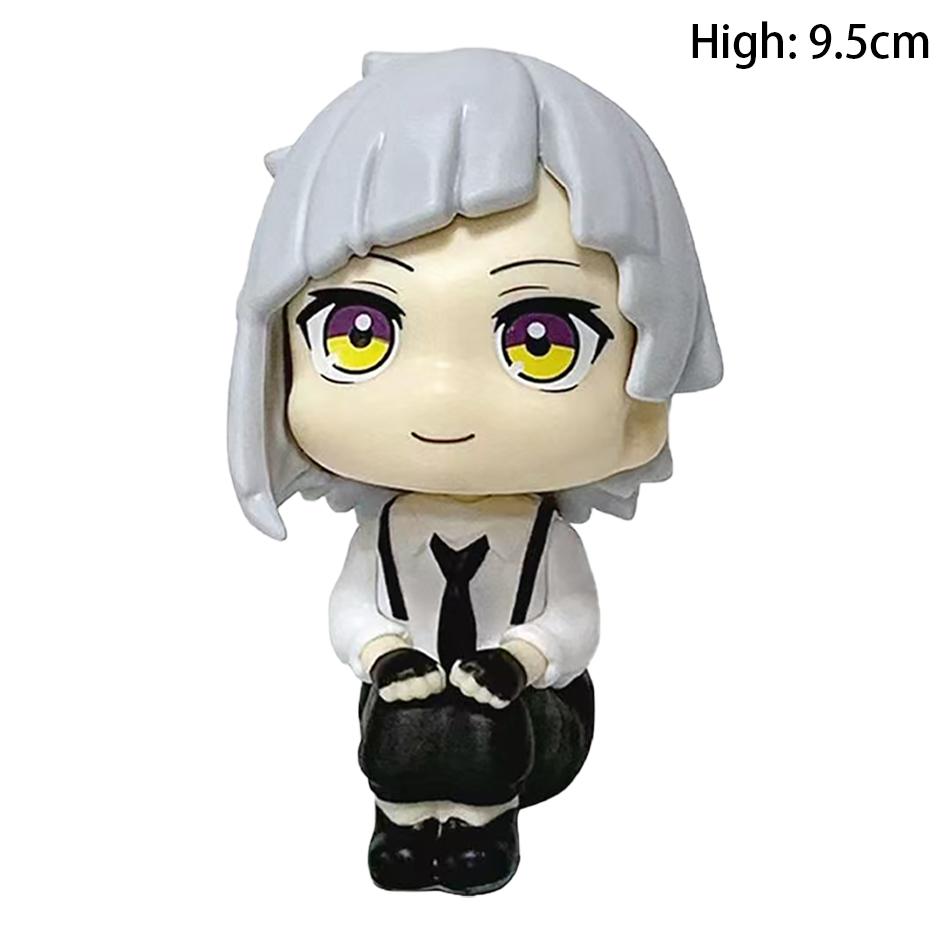 În stoc Căutați Bungou Dogs Dazai Osamu Nakajima Atsushi Figurină de Acțiune Jucării Model PVC Colecție Păpușă Kawaii Versiune Q