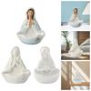 Virgin Mary Statue Key Bowl Sculpture Jewelry Tray Religious Figurine for Entry