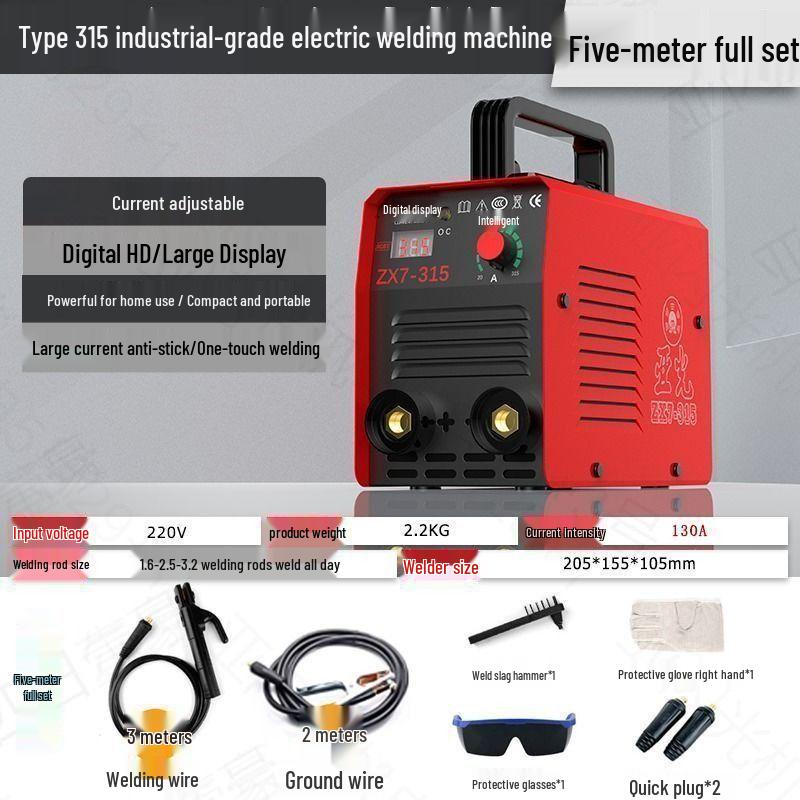 315 Electric Welder: Compact, High-Power, All-Copper Manual Welding Machine for Home Use, 220V
