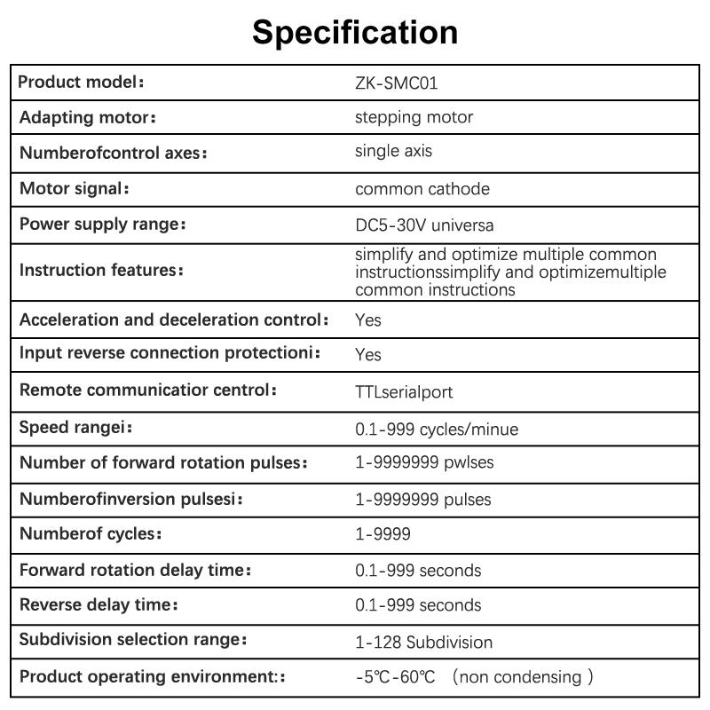Dc 5-30V Cnc Stepper Motor Controller,Pemenol 1/128 Micro-Step Resolution Forward Reverse Delay Time Angle Speed Adjustable