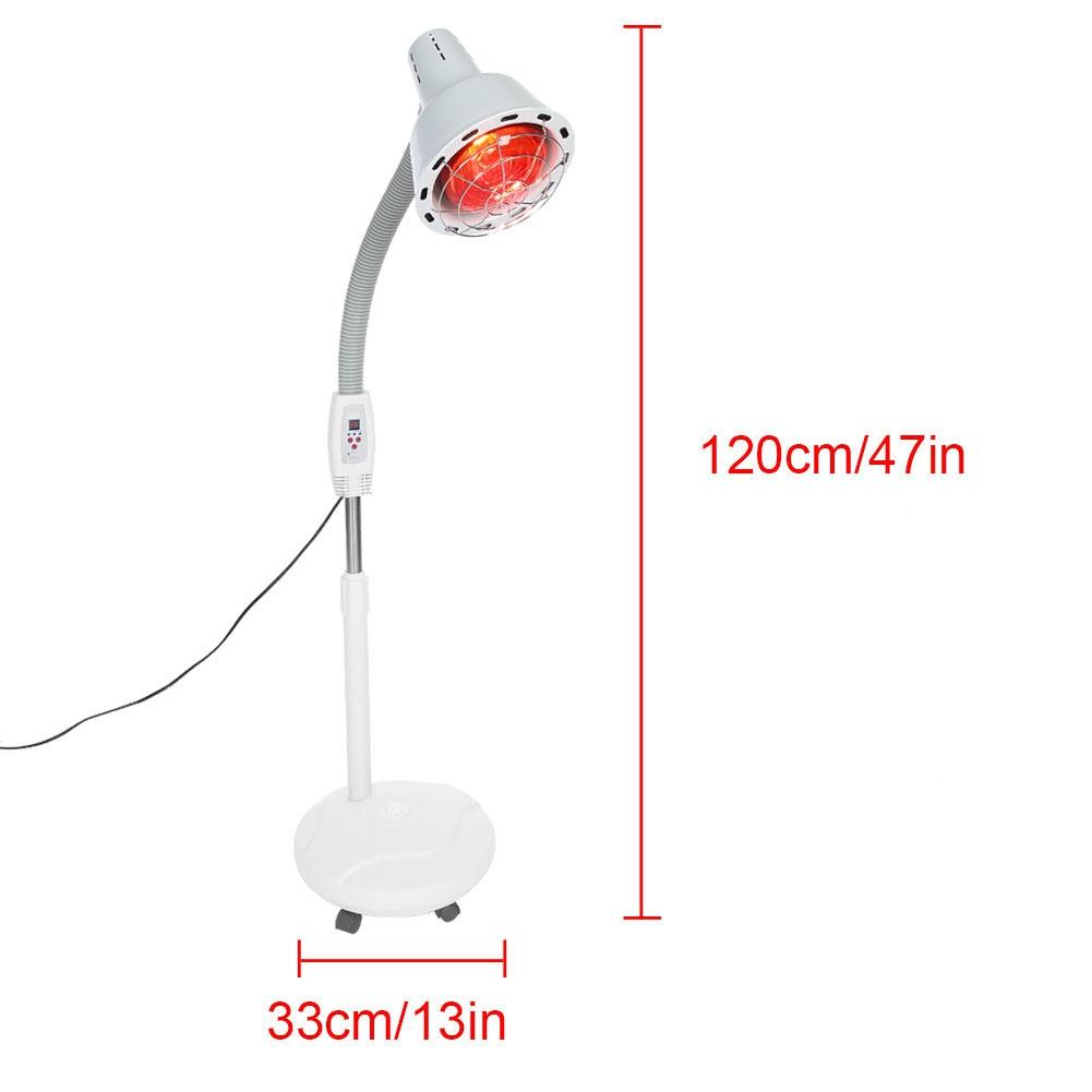 275W Infrared Light Heating Therapy Lamp Muscle Pain Cold Relief Lamp Adjustable Temperature