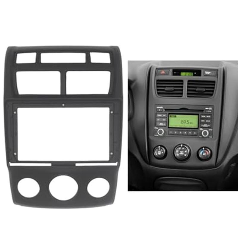 Scratch Resistant Car Radio Faceplate Frame 9 Inch for Kia For Sportage 2005 2010 for Improved Aesthetic Appeal