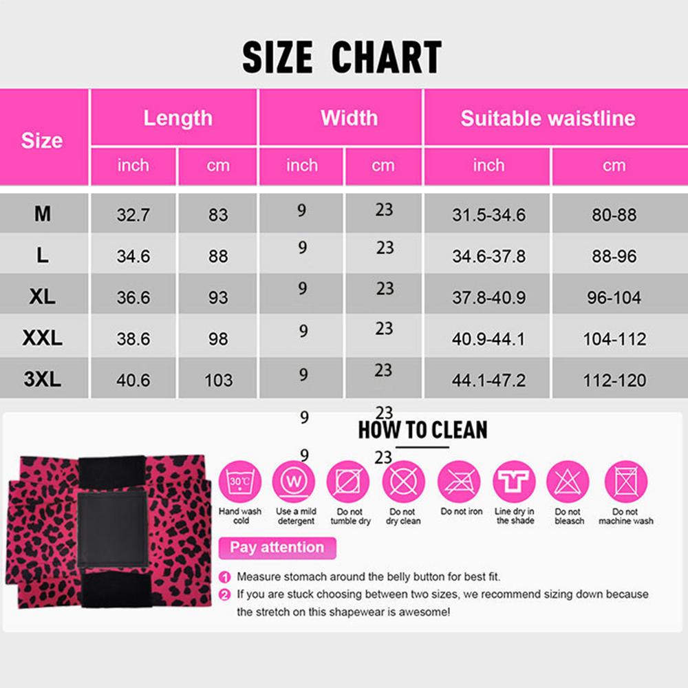 

Women Waist Bandage Wrap Breathable Belt Trainer Shaperwear Tummy Control Slimming Fat Burning Anti-slip and no displacement M