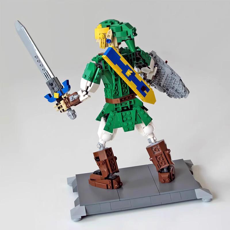 Compatible Mosaic Building Block -90299 Legend Of Zelda Link Ideas Doll Toy Boy