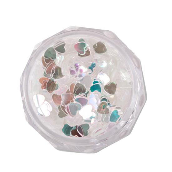 1 Box Nail Ornament Multipurpose Decorative Sufficient Quantity Stylish Butterfly Love Heart Sequins Manicure Design for Salon