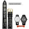 Buntes echtes Lederarmband für Herren und Damen, erste Schicht Rindsleder, 12-22 mm, Dornschließe