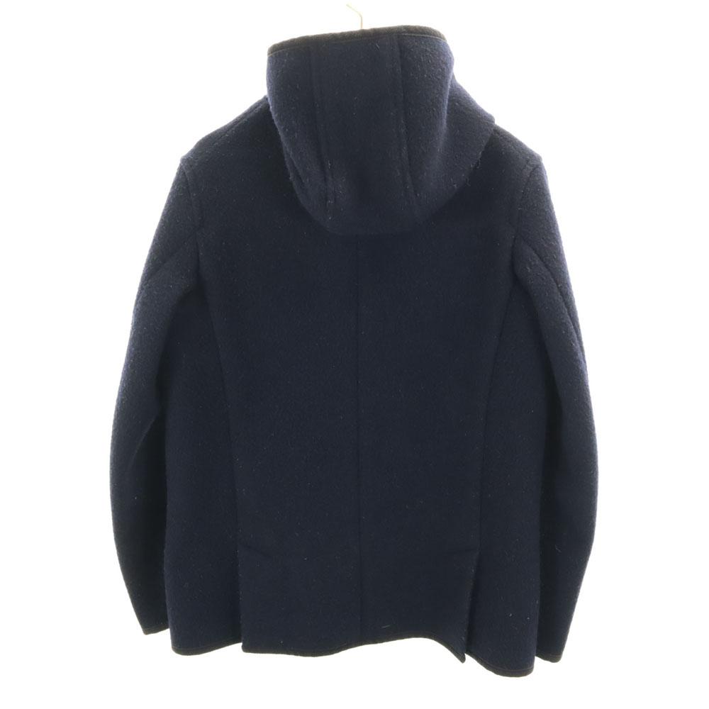 Danton Wool Blend Jacket 36 Navy Walnut Button Women Used