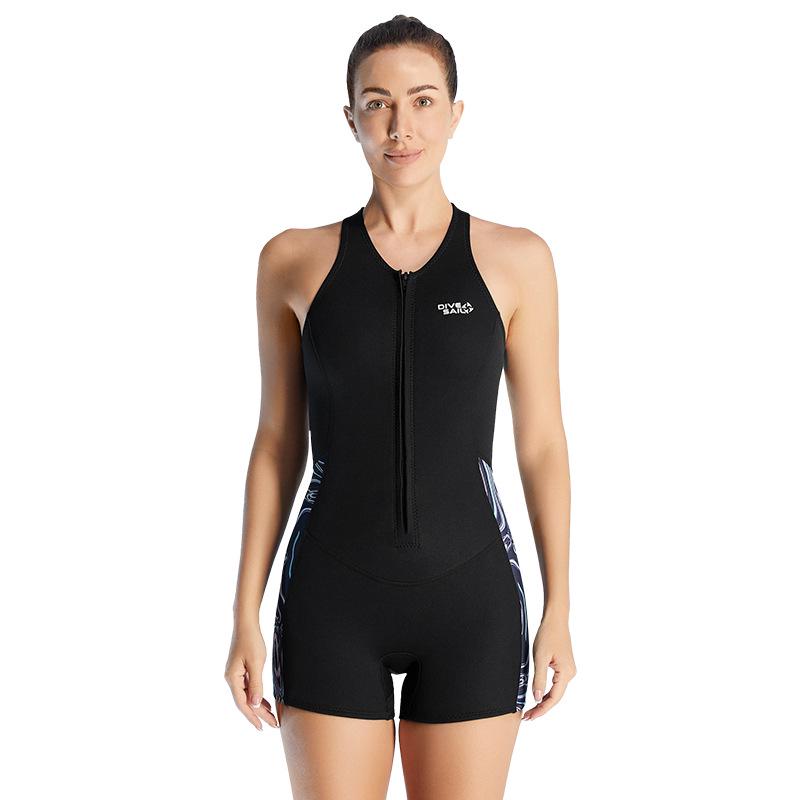 

2MM Women s Sleeveless Full Body Wetsuit for Cold Protection - Ideal for Swimming, Surfing, Snorkeling & Diving. L