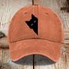 Fun Little Black Cat Printed Visor Baseball Cap  For Man Women Hiking Fishing Vacation