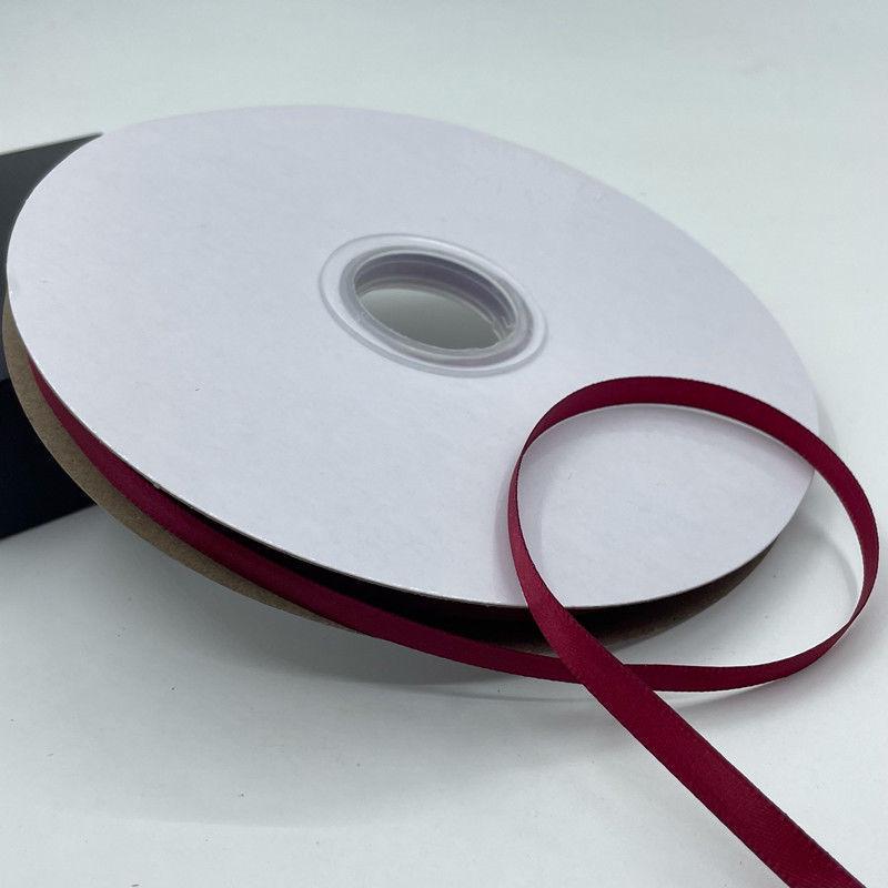 

0,6-5 см винно-красная полиэстеровая подарочная коробка и цветочная лента для выпечки