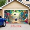 2D Graduation Cap Backdrop, Party with Balloons & Confetti Background