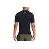 Under Armour HeatGear Crew Neck Solid Moisture Wicking Quick Dry Short Sleeve T-Shirt Men Tops Black 1361518-002