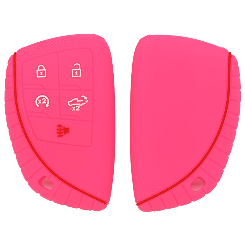 Soft Silicone Case for GM 5-Button Key: Buick, Cadillac, Chevrolet, Regal, GMC