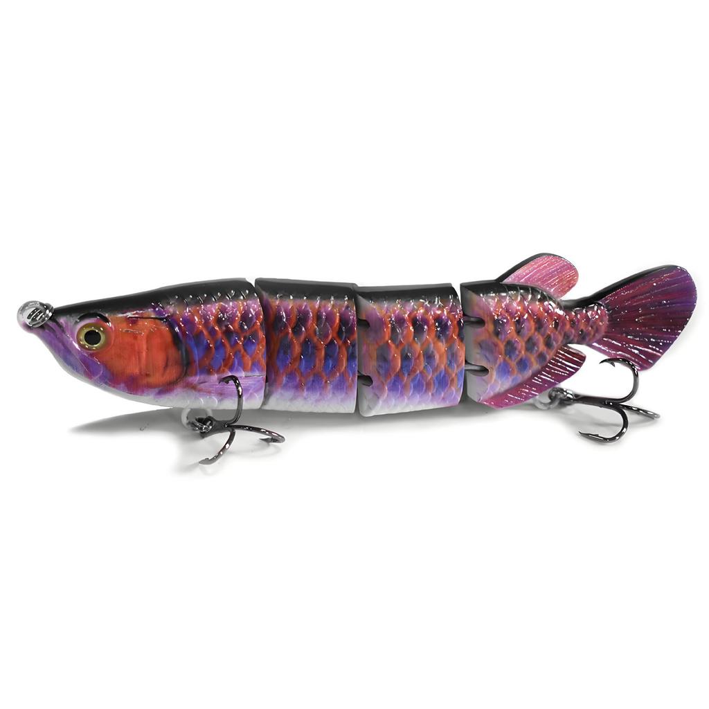 Golden Dragon Multi-jointed Sinking Fishing Lure, 4 Sections, 150mm/34.6g