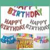 Splendidi Palloncini Lettera di Buon Compleanno da 16 Pollici per Decorazioni di Festa Impressionanti