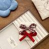 Autumn and Winter Lace Embroidery Bow Children's Hairpin Cute Girl Hair Ring Head Rope Girl Headdress Hair Accessories