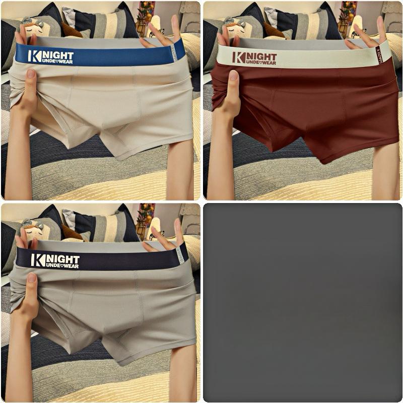 

3pcs Men s Underwear Sports Fashion Flat Underwear Four Cornered Underwear Teenagers Boxer Brief L