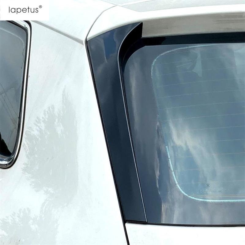 Black Rear Window Deflector Spoiler Side Splitter Wing Trim Cover Sticker Body Kit Car Accessories For Skoda Kodiaq 2017 -
