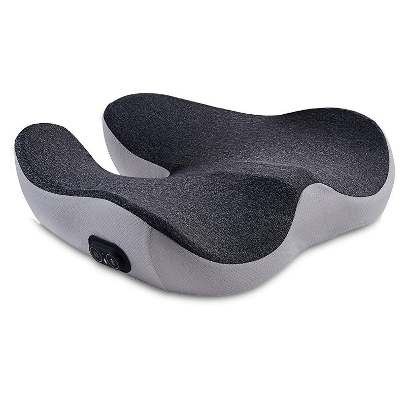 3-in-1 Heated Massage Seat Cushion with Vibration, Coccyx Support for Office & Home, Pressure Relief & Relaxation
