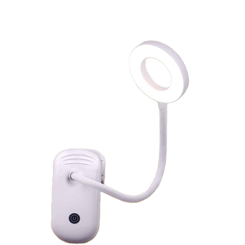 

Портативная светодиодная настольная лампа, 3 режима, сенсорный переключатель включения/выключения, 7000K, зажим для защиты глаз, настольные лампы, перезаряжаемая USB лампа для чтения