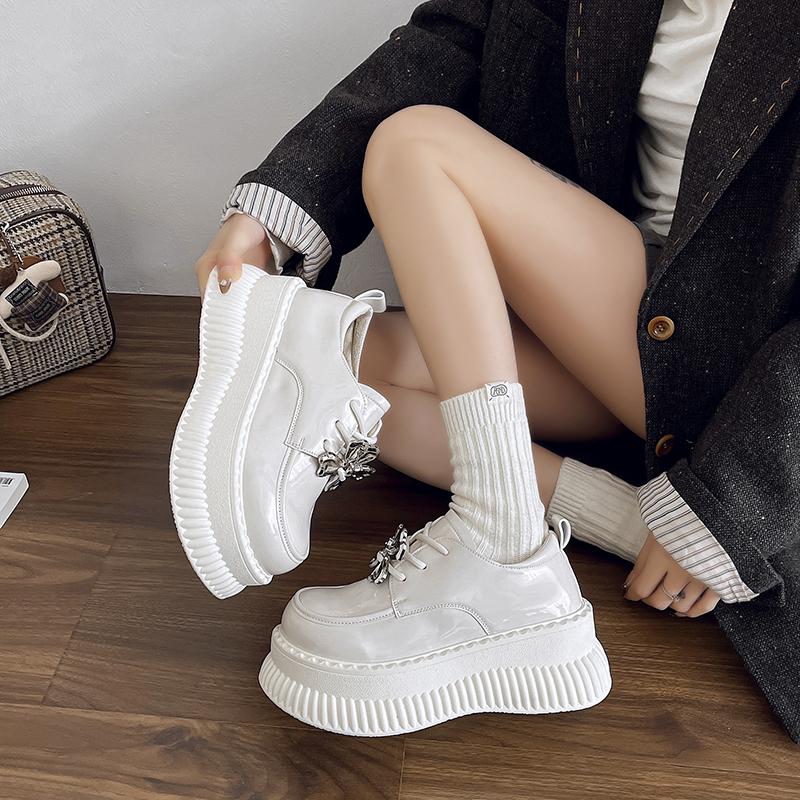 Fashion Ladies Pumps with Medium Heels Mary Jane Fashion Style Platform Women's Shoes Round Toe Footwear 2025 New Trend Shoes