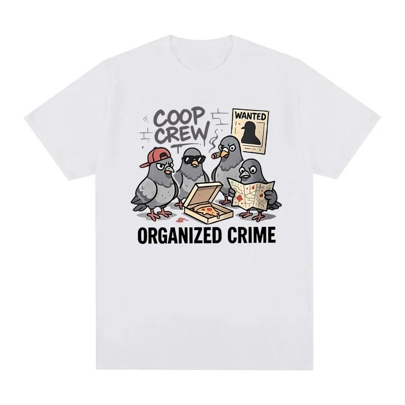 Cartoon Pigeon Graphic Print Tshirts Women Unisex Summer Casual Fashion Funny Streetwear Tops Crew Neck Short Sleeve Tshirts S