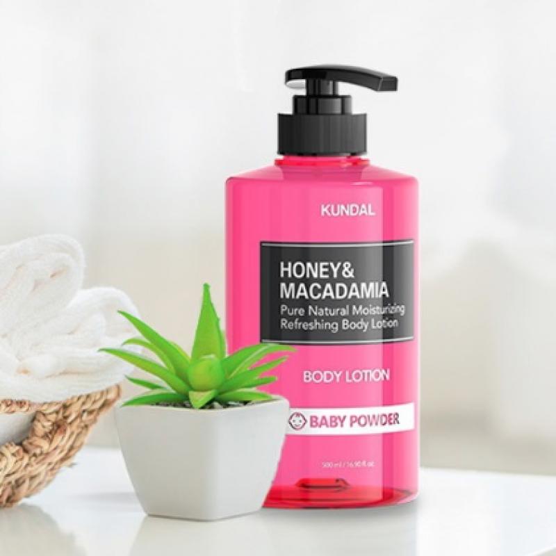 Kundal Honey   Macadamia Body Lotion 500ml Baby Powder