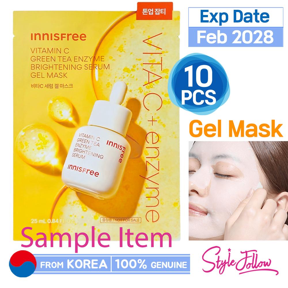10szt._[INNISFREE] Serum rozjaśniające z witaminą C, zieloną herbatą i enzymami 23ml (Próba)