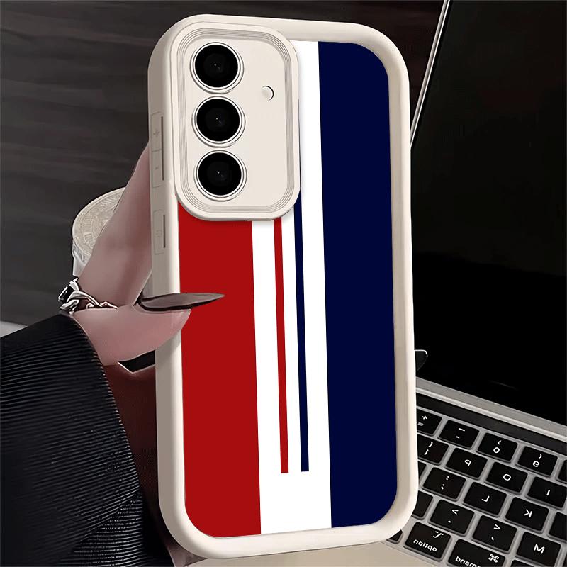 Phone Case for Samsung Galaxy A17 A16 A15 A14 A13 Luxury Sports Line Cool Stripe A56 A36 A26 A55 A35 A25 A54 A34 A24 A53 A33 A23