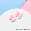 Simulation Bow Resin Accessories,10pcs Frosted Bow Tie DIY Handmade Mobile Phone Case Accessories,Material Package Accessories.