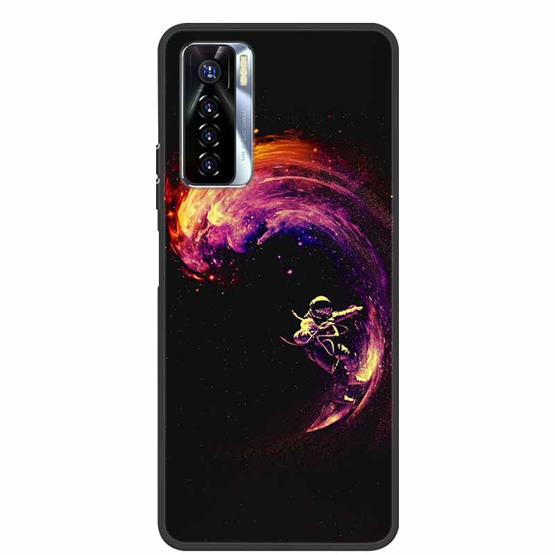 For Tecno Camon 17 Pro Case Soft Silicone Fundas Back Cover For Tecno Camon 17P 2021 Phone Case Camon17 Pro 6.8 inch TPU Cover