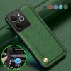 Magnetic Built-in Leather Case For Realme 14T 14X 14 5G Car Holder Shockproof Protective Cover For Realme 14 Pro Plus 13Pro+