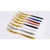 DS Dessert Fruit Tea Fork Set Stainless Steel 304 Gift Home Use, Mixed Colors 8 Pieces, 1 Piece, Korean Popular Tableware