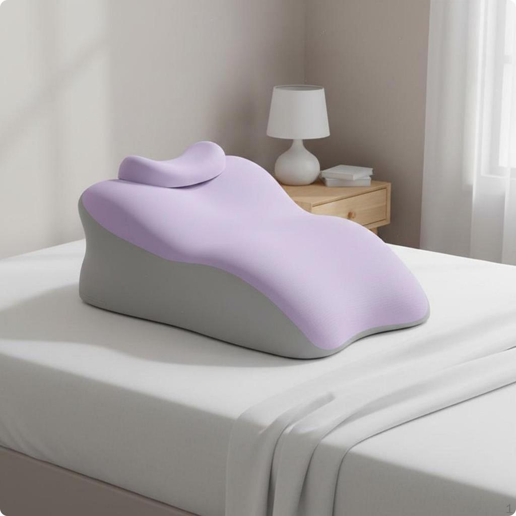 Memory Foam Pillow Multi Functional Couples Positioning Ergonomic Shape Romantic Support