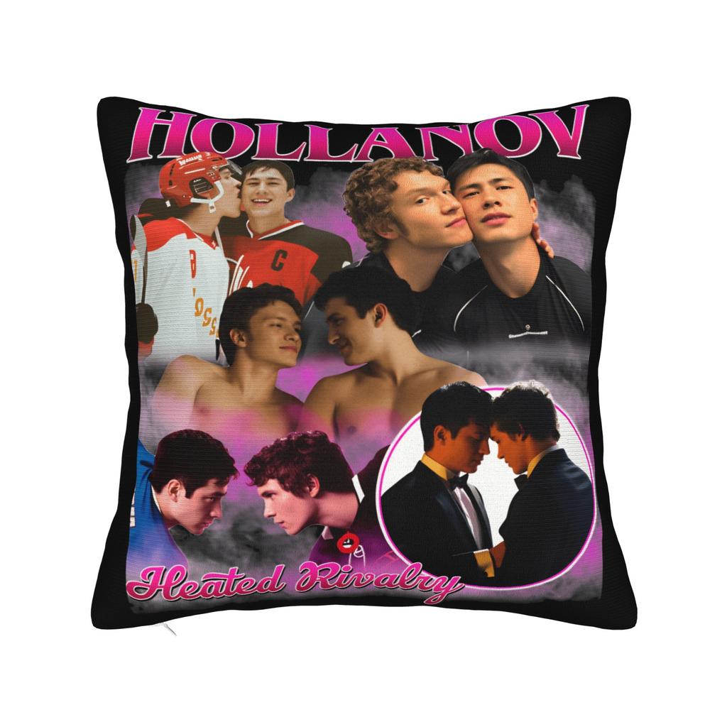 Shane Hollander Pillow Cover Heated Rivalry Square Cushion Cover Fashion Pillow Case For Chair Sofa Home Decor