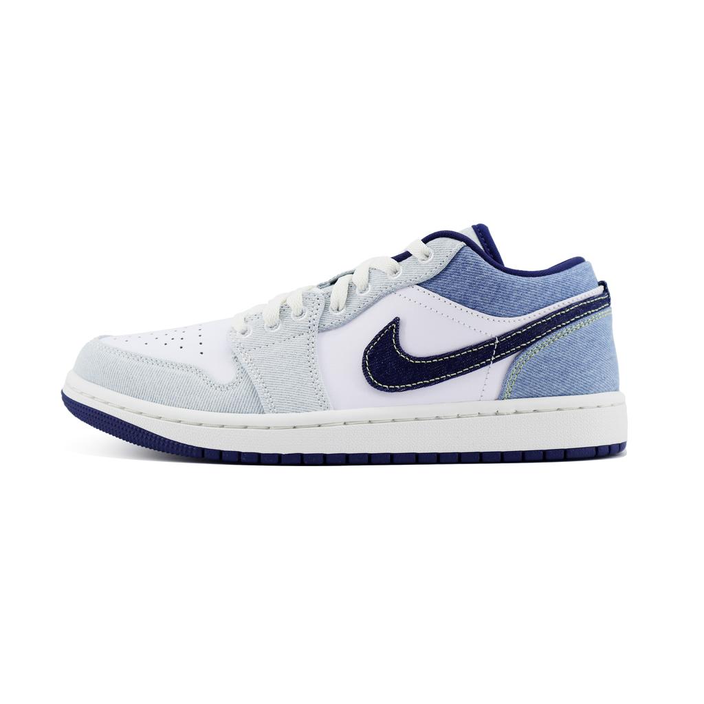 Jordan Air Jordan 1 LOW SE Love Denim Slip Resistant Abrasion Resistant Slip Resistant Abrasion Resistant Low Top IH0648-141(Team1253-love)