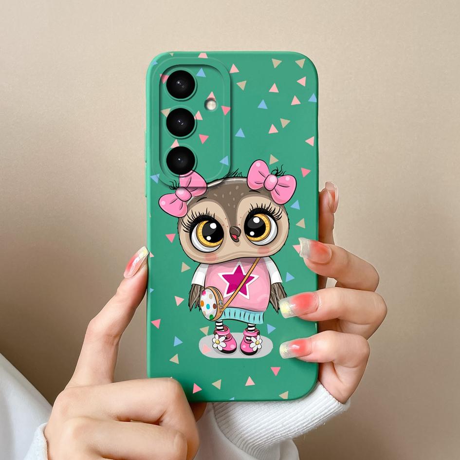 Adorabili Custodie per Gatti Per Samsung A56 A26 A16 S25 Plus Ultra F14 A05 A36 A05S Bumper Carino Modello Curativo Silicone Ultrasottile Nuove Cover Durevoli Per Samsung